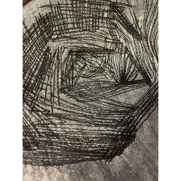 Mara Gibbucci Lagenlook Asymmetrical Linen Sleeveless Maxi Dress Tie Medium Gray - Picture 7 of 8